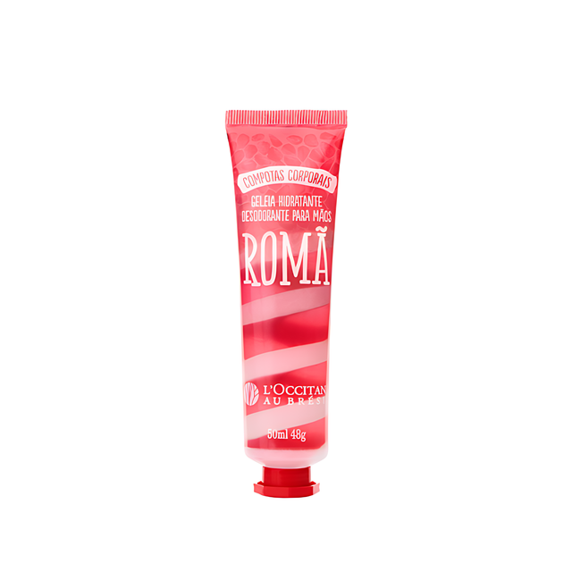 L’Occitane au Brésil Pomegranate Bi-Phase Hand Jelly Moisturizer 1.69 fl oz (50 ml) front view packaging – Buy now at MKPBR.COM – Worldwide Shipping