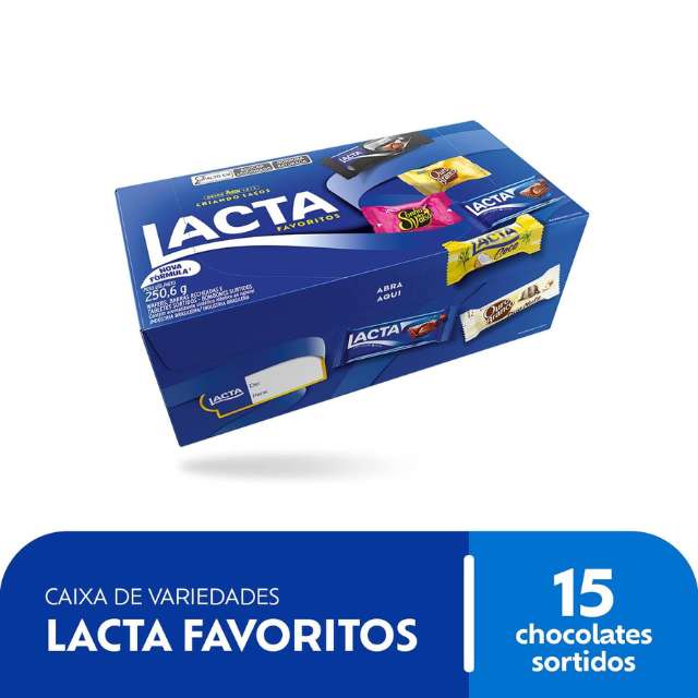 Lacta Assorted Chocolates Favorites Gift Box - 250.6g (8.83 oz)