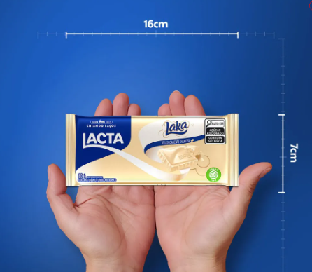 Laka Lacta White Chocolate Pack 80g MKPBR - Brazilian Brands Worldwide