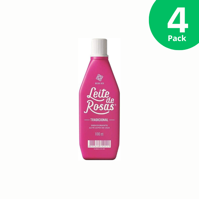 Leite de Rosasトラディショナル 4 パック - 100ml x 4