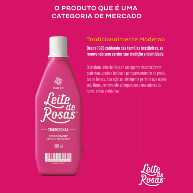 Leite de Rosas Traditional 100ml