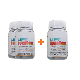 Lift BurnCore Compra 2 y lleva 1 gratis: Suministro de 3 meses para un mejor control de peso – 180 cápsulas (3.18 oz en total)