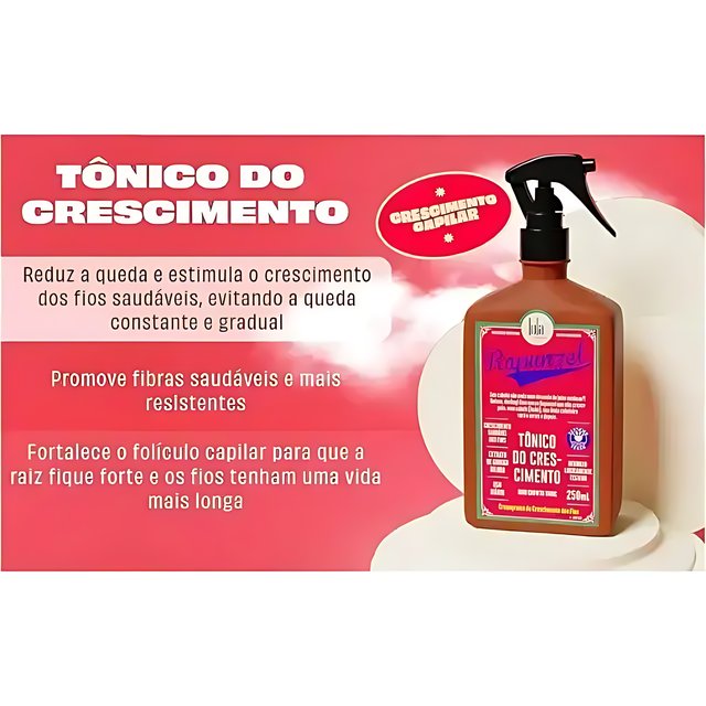 Lola Cosmetics Rapunzel Hair Growth Tonic - 250ml (8.45 fl oz)