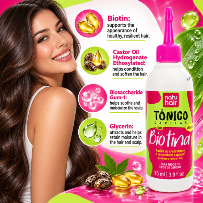 NatuHair Tonique Capillaire à la Biotine – 115 ml