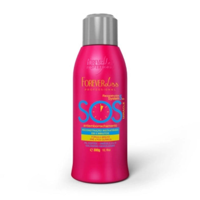 Forever Liss SOS Antiemborrachamento Instant Reconstructor Treatment: Hair Emergency Rescue – 10.58 oz (300 g)
