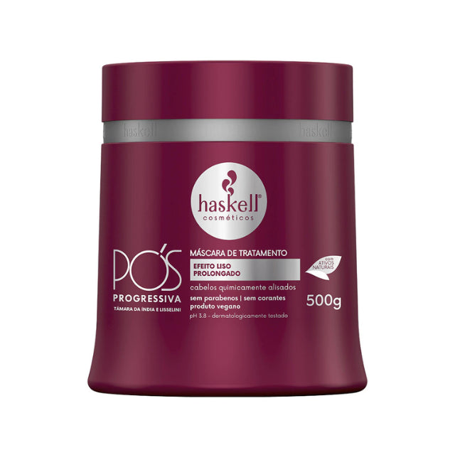 Masque de traitement Pós-Progressiva Haskell : Alignement reconstructeur profond et contrôle des frisottis - 17,63 oz / 500g