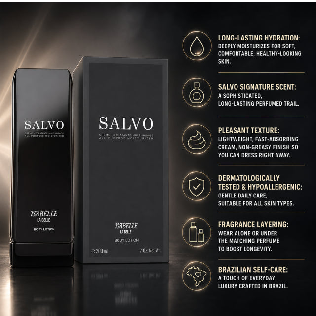 لوشن ترطيب الجسم Isabelle La Belle Salvo 200 مل (6.76 أونصة سائلة)