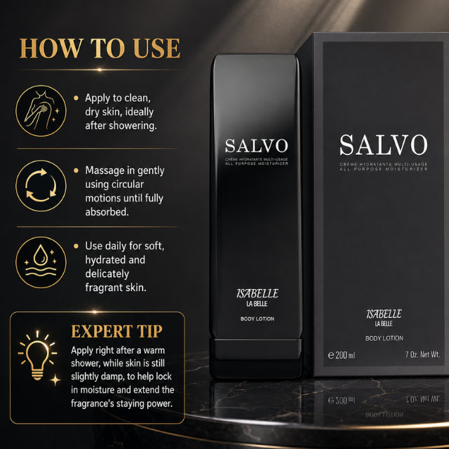 لوشن ترطيب الجسم Isabelle La Belle Salvo 200 مل (6.76 أونصة سائلة)