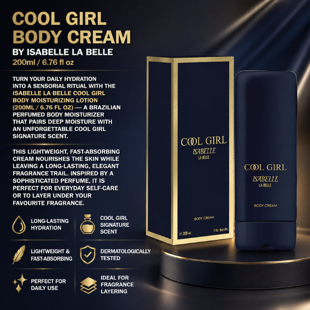 Loção Hidratante Corporal Isabelle La Belle Cool Girl 200ml (6.76 fl oz)