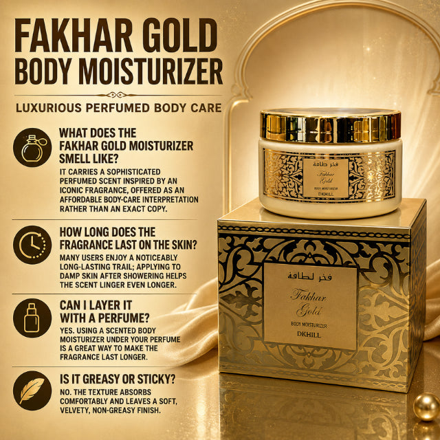Lotion hydratante pour le corps Isabelle La Belle Fakhar Gold 200ml (6.76 fl oz)