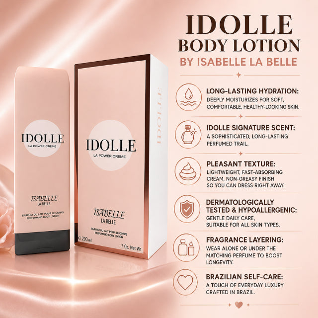 Loción Hidratante Corporal Isabelle La Belle Idolle 200ml (6.76 fl oz)