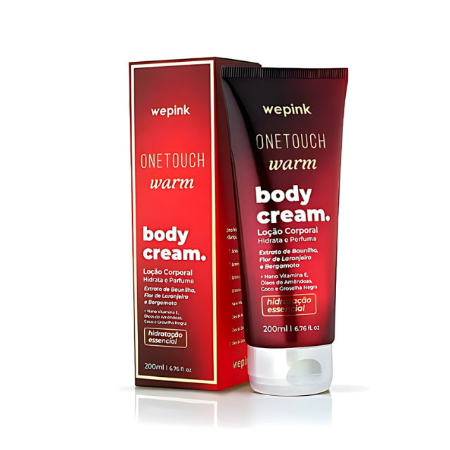 Wepink One Touch Warm Body Cream – Warm Floral-Woody Hydration – 6.76 fl oz (200 ml)