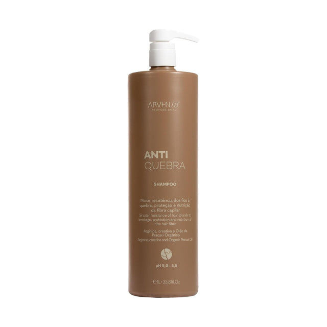 Arvensis Vegan Anti-Breakage Shampoo – Professional Salon Size – 33.81 fl oz (1 Liter)