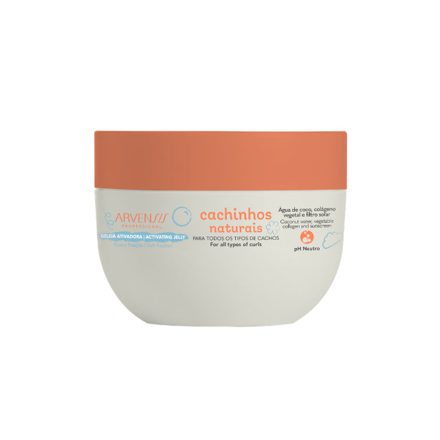 Arvensis Cachinhos Naturais Kids Soft Hold Activating Jelly – 8.82 oz (250 g)