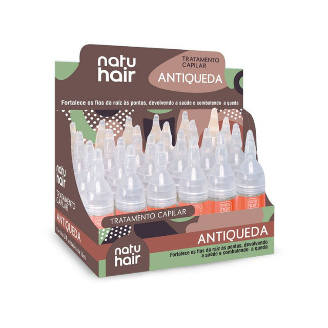 NatuHair Anti-Hair Loss Treatment Ampoules – Pack of 6 (6 x 10 ml)