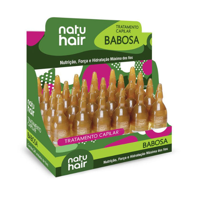 NatuHair Aloe Vera Hair Treatment Ampoules – Pack of 6 (6 x 10 ml)