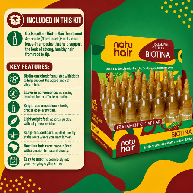 NatuHair Biotin Hair Treatment Ampoule – 10 ml
