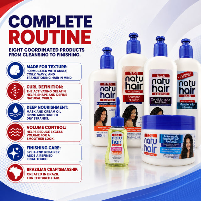Kit Completo Línea Tradicional SOS NatuHair