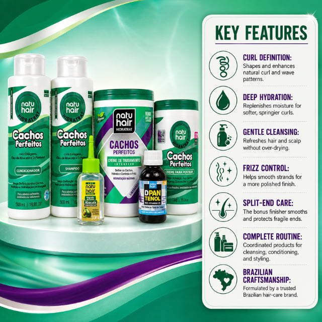 Kit Rizos Perfectos NatuHair – Kit de 4 artículos + regalo