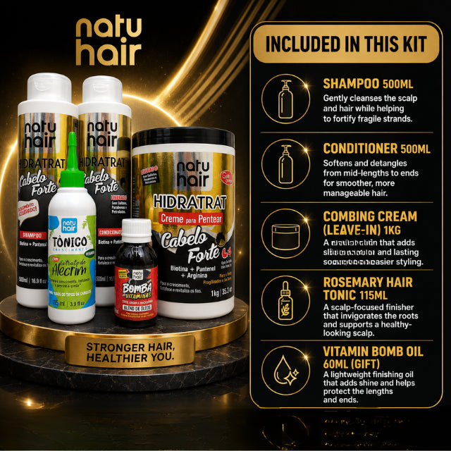 Kit Cabello Fuerte Vita Mais NatuHair