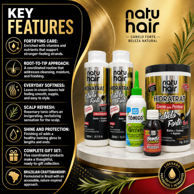 Kit Cabello Fuerte Vita Mais NatuHair