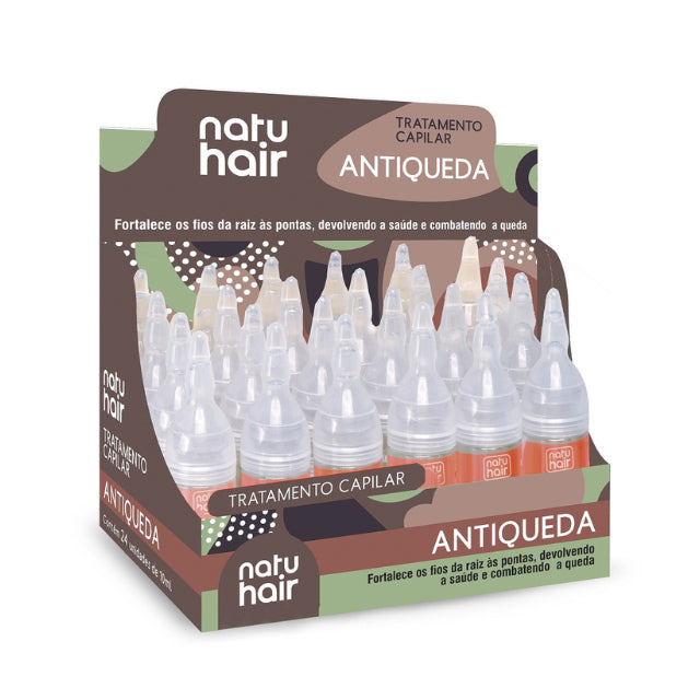 NatuHair Anti-Hair Loss Treatment Ampoules – Pack of 12 (12 x 10 ml)