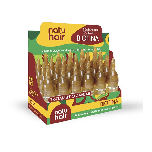 Ampollas de Tratamiento Capilar con Biotina NatuHair – Pack de 12 (12 x 10 ml)