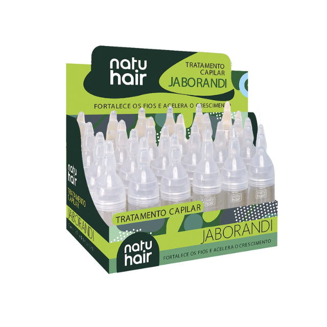 NatuHair Jaborandi Hair Treatment Ampoules – Pack of 12 (12 x 10 ml)