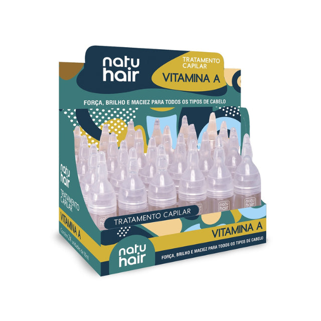 NatuHair Vitamin A Treatment Ampoules – Pack of 12 (12 x 10 ml)