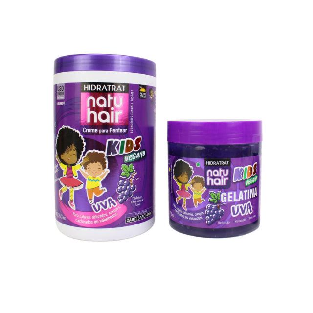 Kit NatuHair Crema para Peinar de Uva + Gelatina de Uva – 1 kg + 500 g