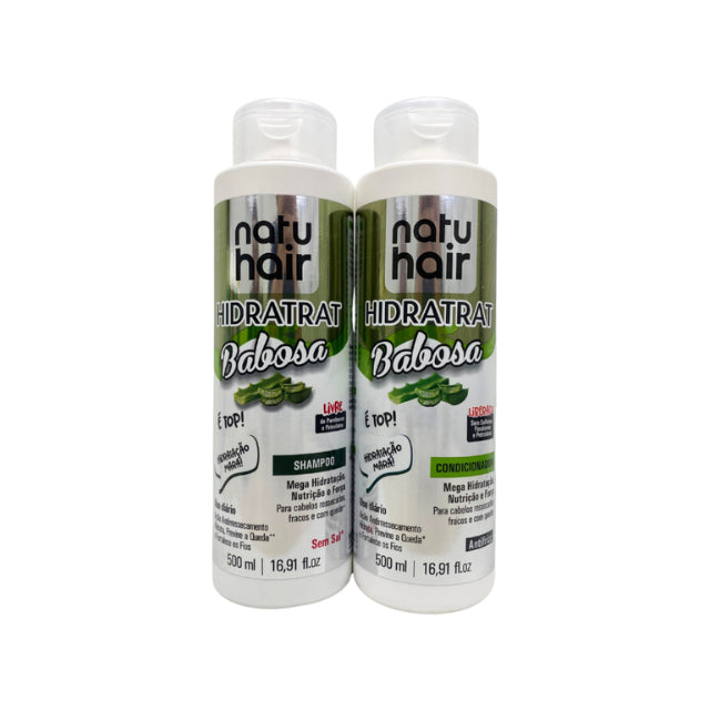 Kit de Champú y Acondicionador NatuHair Vita Mais Aloe Vera – 500 ml