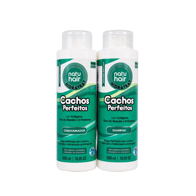 Kit de Champú y Acondicionador NatuHair Vita Mais Rizos Perfectos – 500 ml