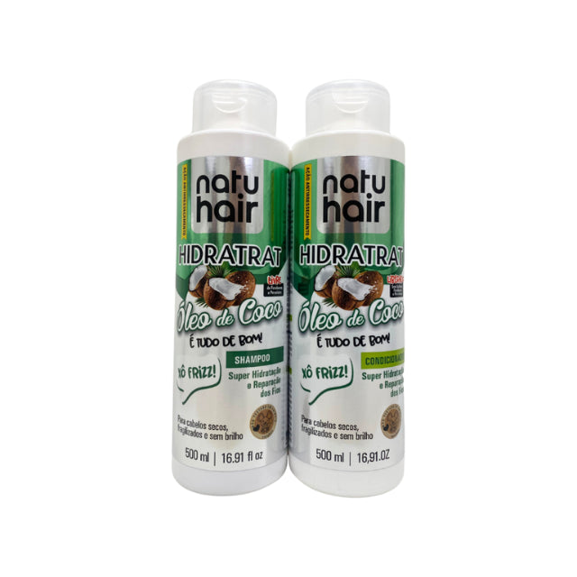 Kit de Champú y Acondicionador NatuHair Vita Mais Aceite de Coco – 500 ml