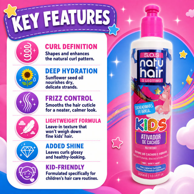 NatuHair SOS Kids Lockenaktivator – 300 ml