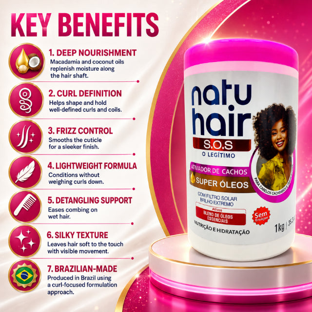 NatuHair Super Oils SOS Curl Activator – 1 kg