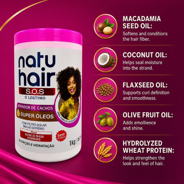 NatuHair Super Oils SOS Curl Activator – 1 kg