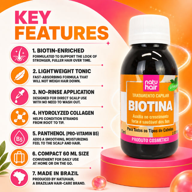 NatuHair Biotin – 60 ml
