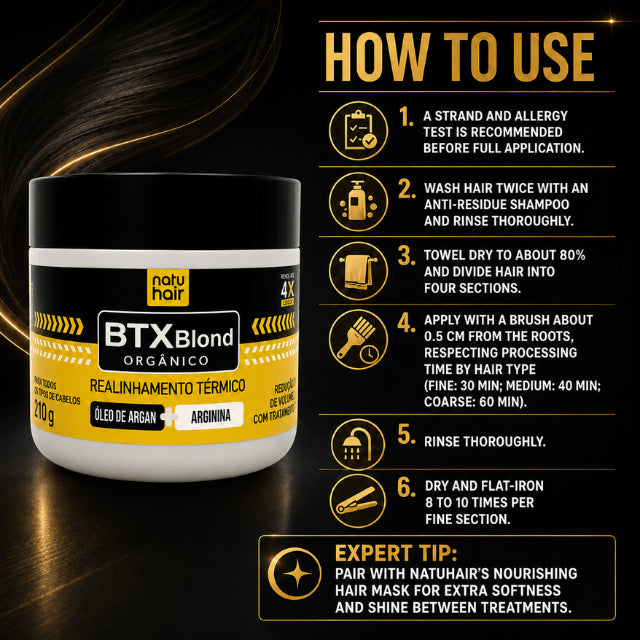 NatuHair BTX Blond – 210 g