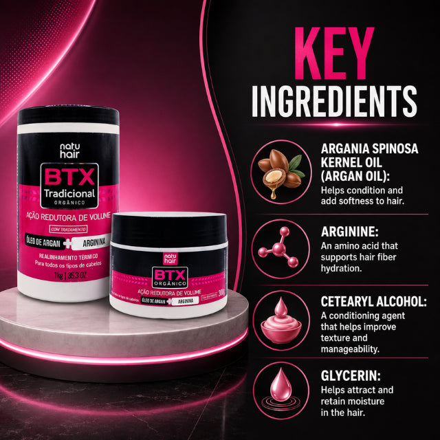 NatuHair Tratamiento Capilar Botox Tradicional (Elija Tamaño: 1 kg o 210 g)