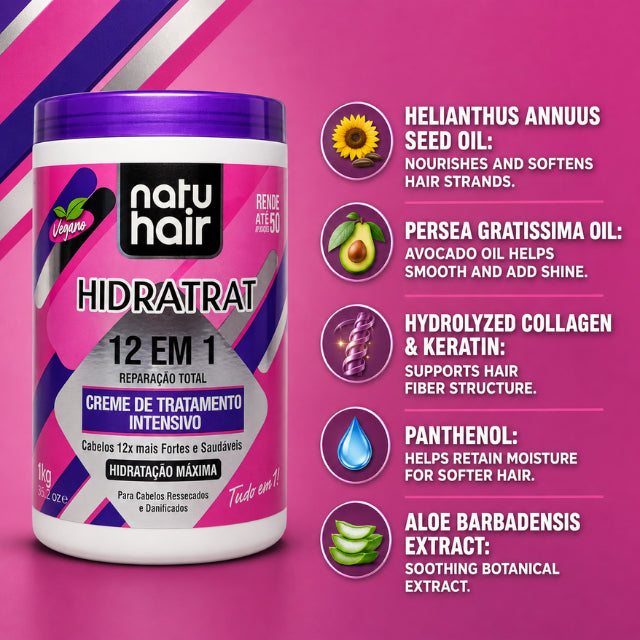 NatuHair Intensive Treatment Cream 12 in 1 – 1 kg