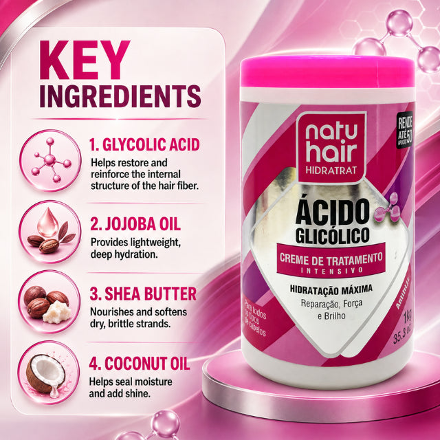NatuHair Intensive Glycolic Acid Treatment Cream – 1 kg