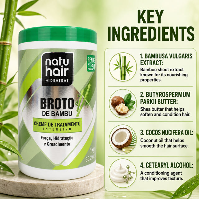NatuHair Bamboo Shoot Intensive Treatment Cream – 1 kg