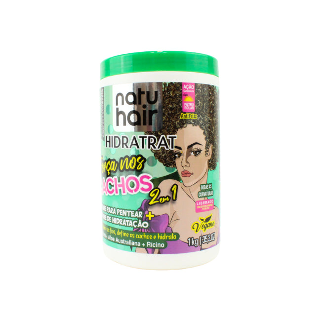 NatuHair Creme Desembaraçante 2 em 1 Curl Strength – 1 kg