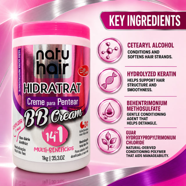 NatuHair BB Cream Leave-In Combing Cream – 1 kg