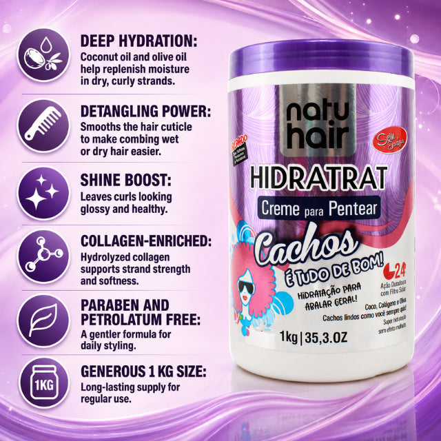 NatuHair Curls Are All Good Leave-In Combing Cream – 1 kg