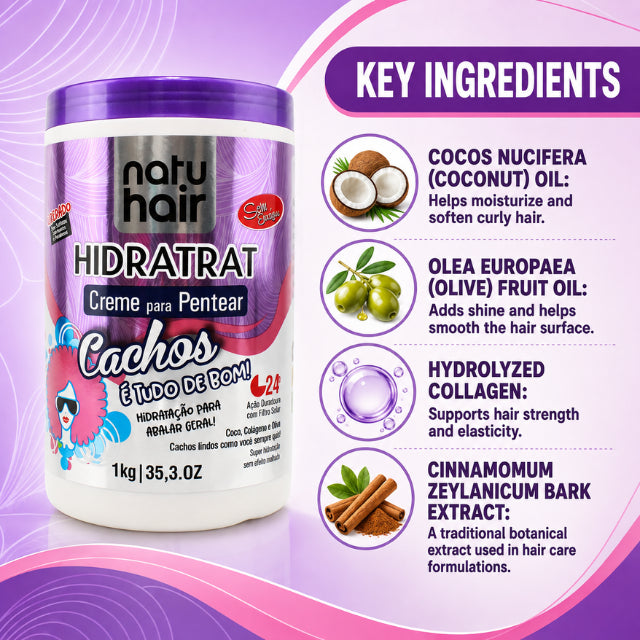 NatuHair Curls Are All Good Leave-In Combing Cream – 1 kg