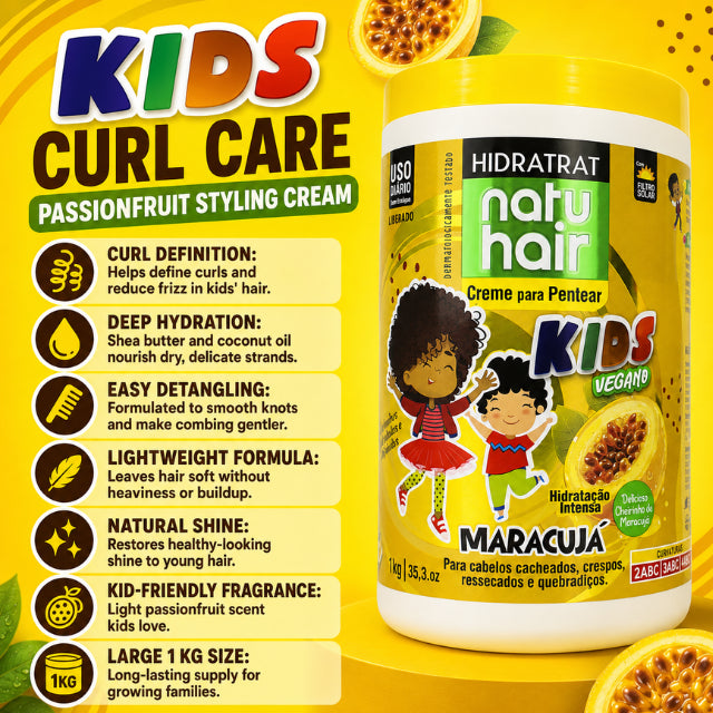 NatuHair Kids Passionfruit Leave-In Combing Cream – 1 kg