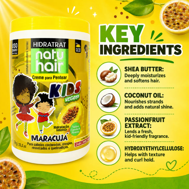 NatuHair Kids Passionfruit Leave-In Combing Cream – 1 kg