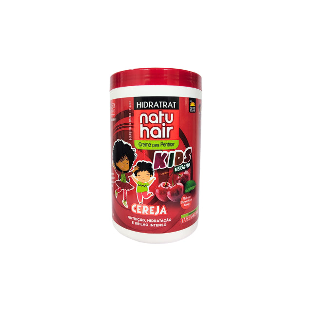 NatuHair Crème Démêlante Leave-In Démêlante Cerise pour Enfants – 1 kg