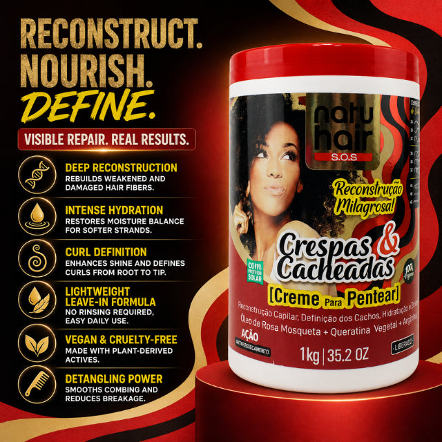 NatuHair Miraculeuze Herstel Leave-In Kamcrème – 1 kg
